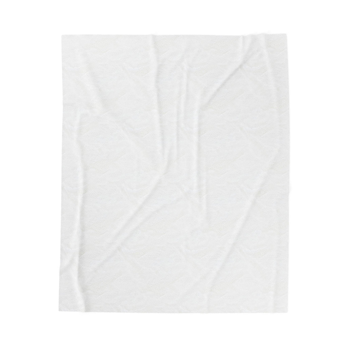 Sun and Moon Saints velveteen throw blanket with two haloed saints in green and gold robes